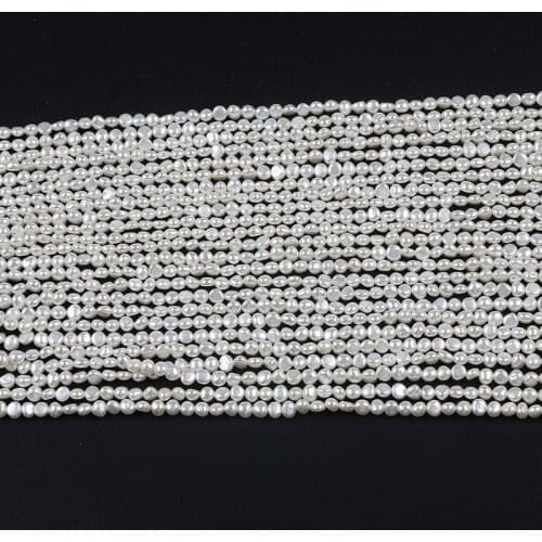 4-5mm Baroque Pearl Strand Small Size Fashion Irregular Shape Beads Jewelry Making