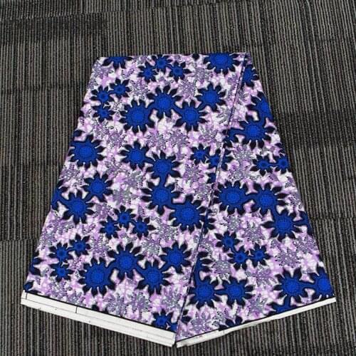 Chzimade 1Yard Real Wax Prints Polyester Tissue Fabric High Quality Ankara African Patchwork Fabric For Dress Diy Crafts