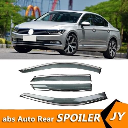 For Volkswagen Passat B8 2017-2019 Window Visor Vent Shades Sun Rain Deflector Guard For s Auto Accessories 4PCS/SET