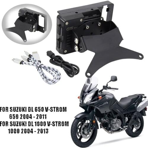 NEW Motorcycle For SUZUKI V-strom 1000 DL 1000 Vstrom Bracket Mount Smartphone GPS Holder Navigation Bracket 2004-2013 2012 2011