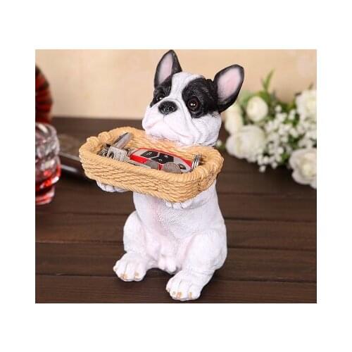 SHOE CABINET CREATIVE METHOD BUCKET KEY STORAGE BOX NEW HOUSE HOME DEC KEY STORAGE BOX HOUSING WEALTH DOG SIMULATED STATUE