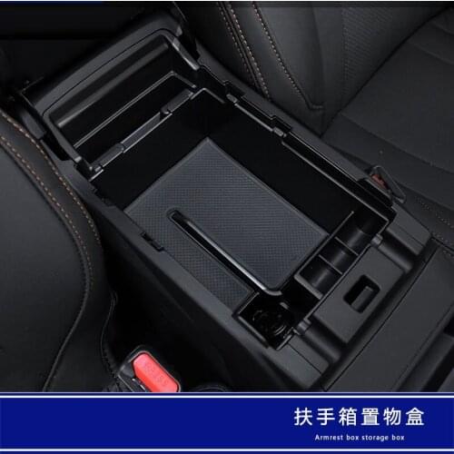 Armrest Organizer Center Console Organizer Tray Glove Box Storage For Subaru XV 2018-2019 Armrest box storage box