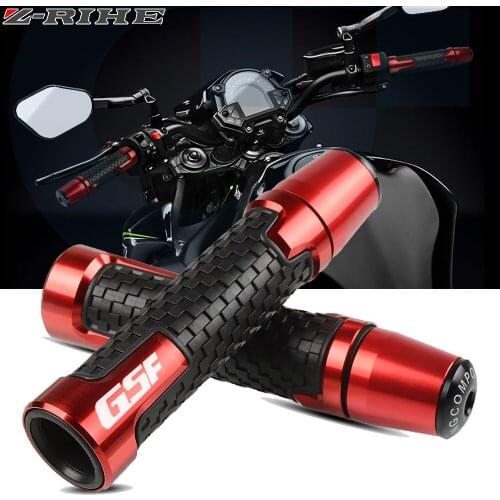 7/8'' 22MM CNC Motorcycle handle grips racing handlebar grip For SUZUKI GSF 250 600S GSF650 GSF1200 GSF1250 GSF650N BANDIT