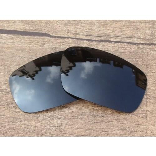 Vonxyz Stealth Black Polycarbonate Replacement Lenses for-Oakley Crankshaft Frame
