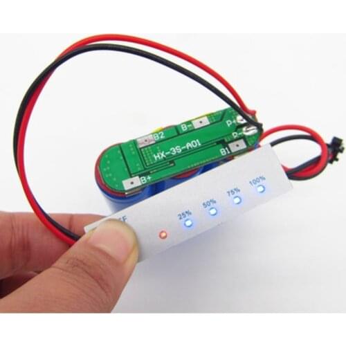2S 3S 4S 4S lipo 8.4V 12.6V 16.8V 14.4V Lithium Battery Capacity Indicator Electricity Power Level Tester Li-ion Display
