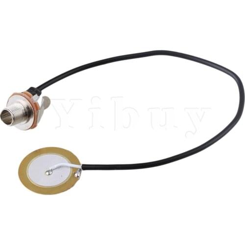 Yibuy 20CM Pre-Wired Transducer Amplifier Piezo Pickup for Guitar Acoustic Guitar