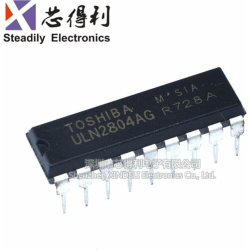 10pcs/lot New Uln2804a Uln2804 Uln2804apg Dip-18 Darnington Transistor