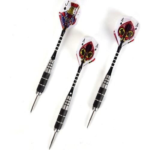 3Pcs/Set 15.5cm Stainless Steel Darts Tungsten Steel Needle Tip Darts With Dart Flights Sports
