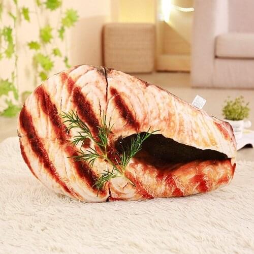 3D Simulation Food Shape Plush Pillow Creative Chicken Sausage Plush Toys Stuffed Sofa Cushion Home Decor Funny Gifts for Kids