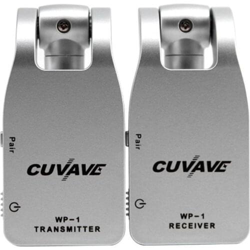 2.4G Wireless Guitar System Transmitter & Receiver for Guitar Bass Built-in Rechargeable Lithium Battery 30M Transmission Range