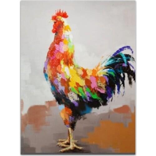 DONGMEI OILPAINTING hand painted oil painting Home decoration high quality Animai painting Provide customized service 18102188