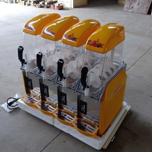 Hot Selling Slush Machine Commercial Summer Popular Snow Melting Machine Four Tank Snow Mud Machine 1500W