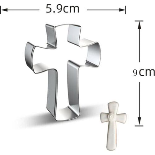 Halloween Cross Metal Cookie Cutter Baking Molds Fondant Cake Decorating Pastry Tool Patisserie Biscuit Artesanato