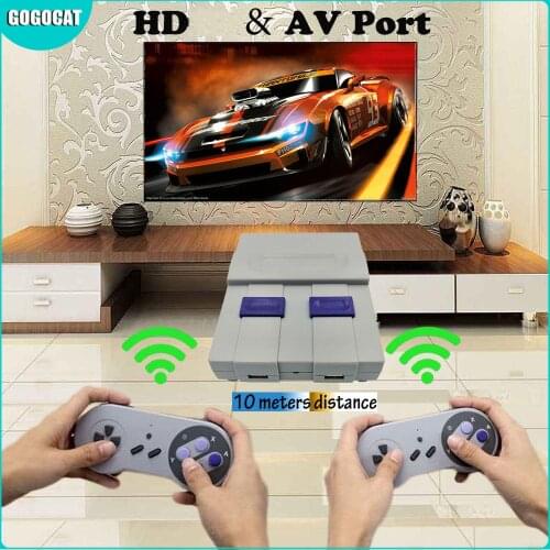 Mini HD AV Wireless Retro Video Game Console Joystick TV Handheld Gaming Player Controller Built-in 500 300 Games Joystick Gift