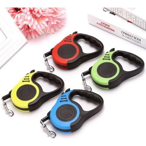 Fashionable Stylish Cute Retractable Pet Walking Leash/Colorful Automatic Extendable Traction Rope for Dogs/Cats/Rabbits