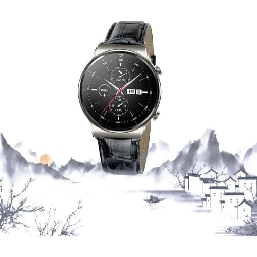 Wrist Strap For Huawei Watch GT2 pro 46mm 42mm Strap Bracelet Leather Band Strap For Samsung Galaxy watch 3 45mm/41/active 2