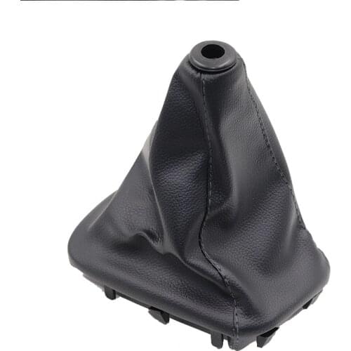 For KIA Cerato 2005-2012 manual gear shift stick shifter knob Dust-proof cover real leather