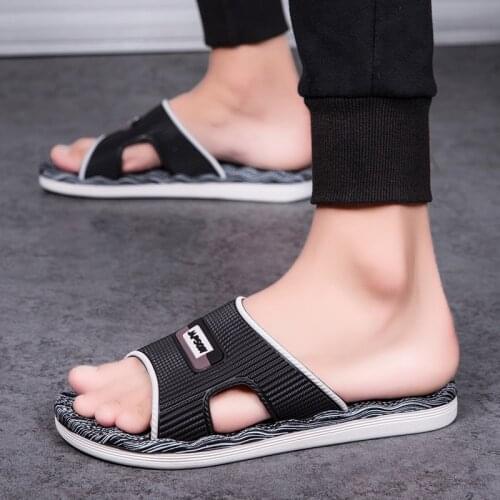 New Arrival Hollow Flip Flops Mens Clogs Summer Shoes Breathable Slippers Non-slip Mules Male Garden Shoes Casual Beach Sandals