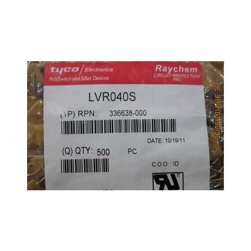 500PCS x LVR040S LVR040 L040 0.4A 240V PPTC Resettable fuse