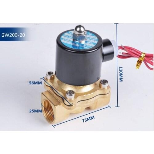 2W200-20 3/4“ lpg lng solenoid valve 2/2 WAY DIRECT ACTING SOLENOID VALVE