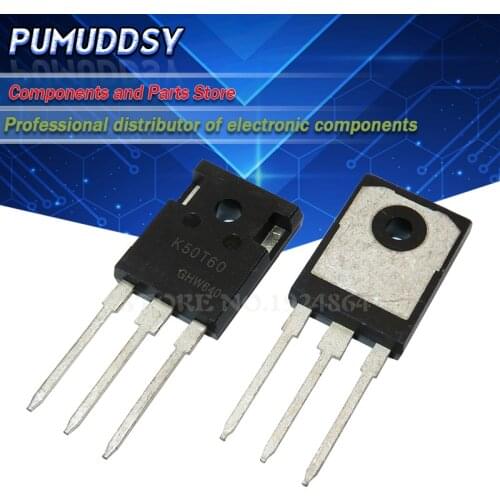 5PCS K50T60 IKW50N60T 50N60 TO-247 50A 600V IGBT transistor