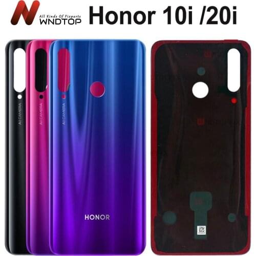 For 6.21" Huawei Honor 20 i Back Battery Cover Honor 10i 20i Rear Door Housing Case For Honor 10i Back Cover Replacement