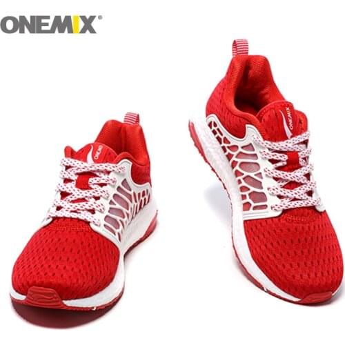 ONEMIX Summer Women Shock Absorbing Air Running Shoes Trainers for Multi Sport Athletic Jogging Fitness Light Sports Shoes