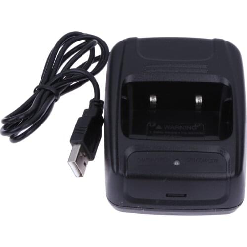 1 Pc Walkie-Talkie Desktop Battery Charger Li-ion Radio Battery Chargers 100-240v USB for Baofeng BF- 888S Retevis H777 Charger