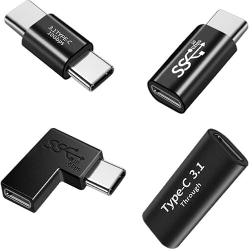 10Gbps USB Type C Adapter Male to Female Converter Portable USB-C Charge Data Sync USB 3.1 Extension Cable for Phone Tablet