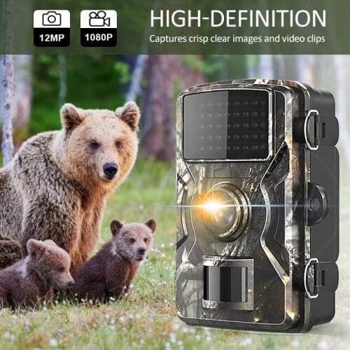 12MP 1080P Wildlife Hunting Camera Motion Activated Security Camera IP66 Waterproof Infrared Night Vision Hunting trail Camera