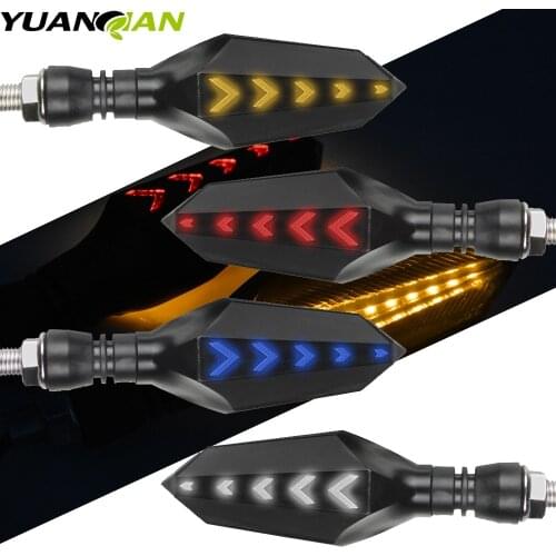 2 Flasher Motorcycle LED Turn Signal Lights For Cruiser Honda Kawasaki BMW Yamaha Motorcycle Blinker Front Rear 2PCS Signal Lamp