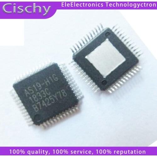 2pcs/lot AS19-H1G AS19-HG AS19-HF AS19-F AS19-G AS19 QFP-48 In Stock