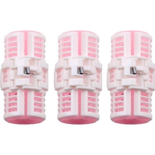 3 pcs Hair Curler Spring Clip Grip Rollers DIY Hairstyle Home Use Salon Magic Bangs Hair Curler Roll Beauty Hair Styling Tool