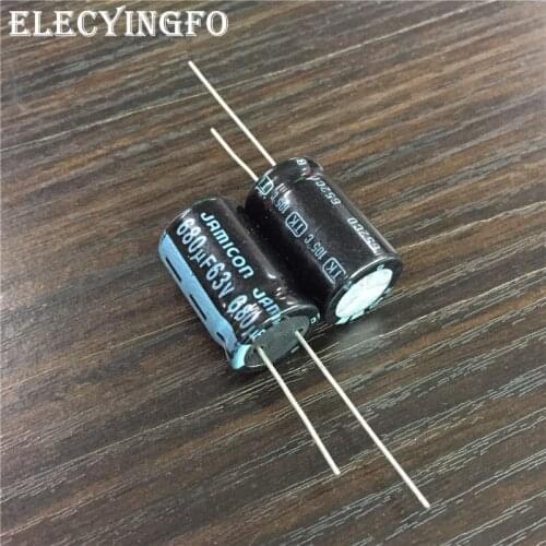 50pcs 680uF 63V680uf JAMICON TK Series 16x25mm High Quality Original 63V680uF Aluminum Electrolytic capacitor