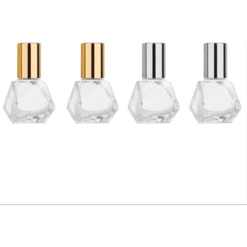 8ml diamond Glass Perfume Bottles with Spray Refillable Empty Perfume Atomizer for Women Sample Roller Bottle Container