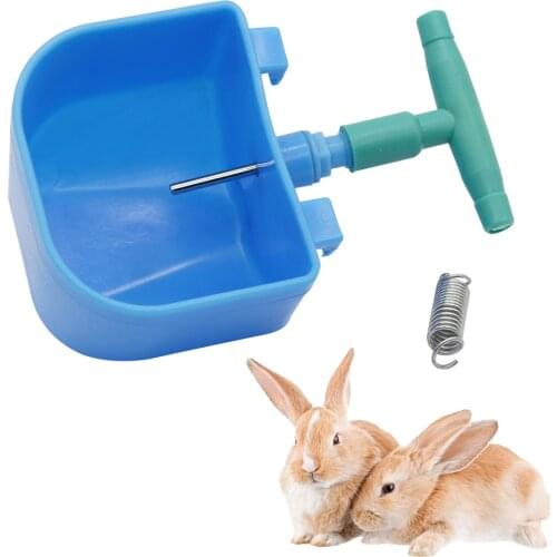 Rabbit Automatic Water Feeder pet waterer water bowl hamster blue rabbit nipple drinker farm equipment animal supplies 1 Pc