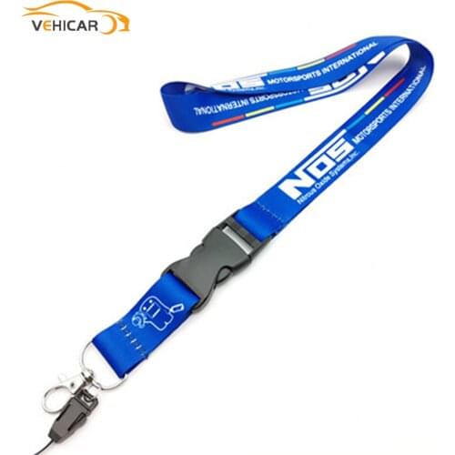 VEHICAR Car Lanyard Neck Straps Detachable For NOS Keys Mobile Phone USB Flash Drives Keychains ID Badges Card Auto Key Lanyard