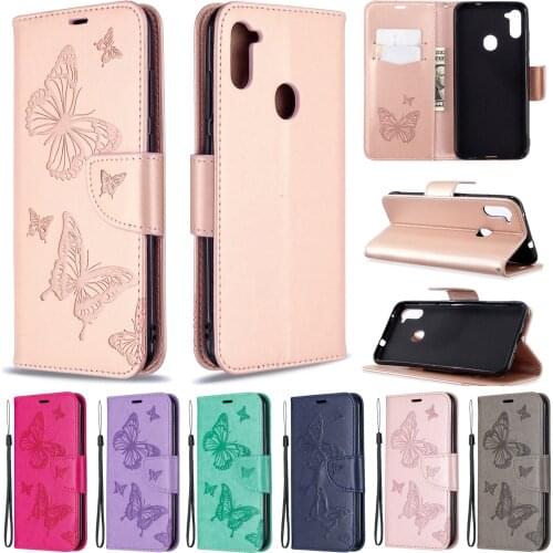 A11 Case on For Samsung Galaxy A11 Case Coque For Samsung Galaxy A11 A 11 A115F Wallet Flip Cover Leather Cases