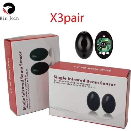 3pair Sensor Infrared Safety Beam Photocell Detector For Garage Gate Door LIFTMASTER CHAMBERLAIN DOORHAN NICE