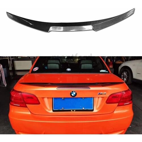 M4 Style Carbon Fiber Rear Roof Spoiler Trunk Lip Wing For BMW 3 Series E93 325i 328i 330i 335i 2-Door Convertible E93 2007-2013