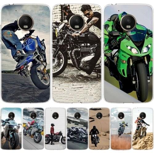 Motocross moto cross dirtbikes Phone Case For Moto Motorola G7 G8 G9 Power E6 G6 G5S E5 G5 E4 G4 EU Plus Play One Action Cover