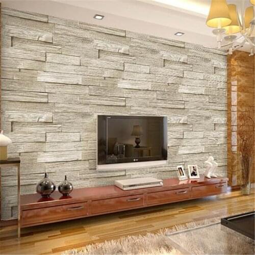 Wellyu Imitation woody pastoral wall paper retro wood simulation wood board pattern Chinese restaurant hotel study wall paper