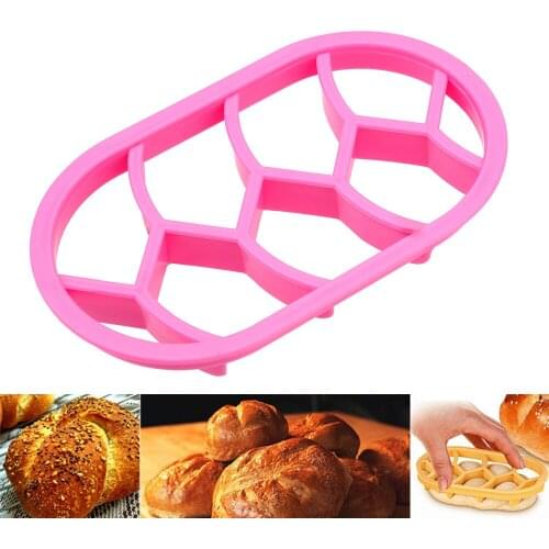 Donuts Bread Stamper Baking Dessert Rolls Mold Tools Plastic Printing Machine Baking Pastry Tools Cookies Mould