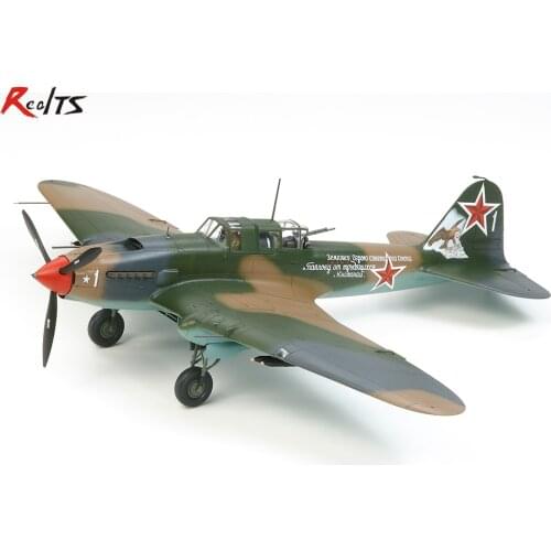 RealTS TAMIYA MODEL 1/48 SCALE military models #61113 Ilyushin IL-2 Shturmovik plastic model kit