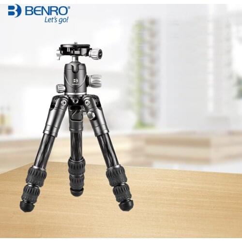 Benro BA227C BA227CK Tripod Carbon Fiber Tripods Camera Stands 5 Section Max Loading 12kg