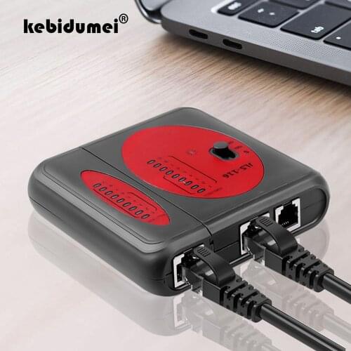 Network Cable Tester RJ45 RJ11 RJ12 Cat5 Cat6 LAN Cable Tester 60V 120V Networking Wire Telephone Line Detector Tracker Tool kit