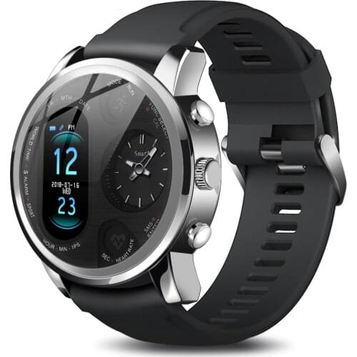 Hybrid Power Smart watch Japanese Quartz movement with mechanical hands and IPS LCD screen Heart Rate Call Reminder Smartwatch