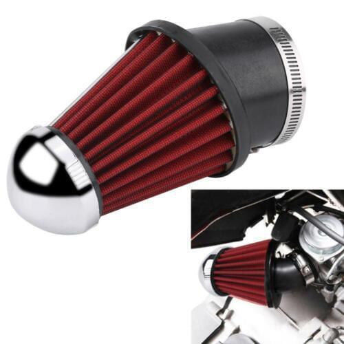 63MM 2.5" Universal Car Air Intake Filter Cleaner Mushroom Foam Bend High Flow Motorcycle Accessories Air Filter filtro conico