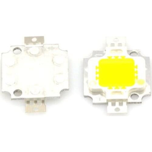 High brightness warm white high power LED integrated light source 10W bead double gold wire 1pcs