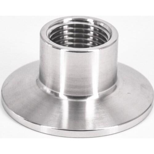 1/2" BSPT Female 1.5" Tri Clamp Coupling Connector SUS 304 Stainless Steel Sanitary Coupler Pipe Fitting Homebrew Short-Type